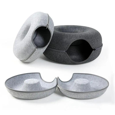 CozyCat Donut Bed - Pet Dreamworld