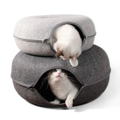 CozyCat Donut Bed - Pet Dreamworld