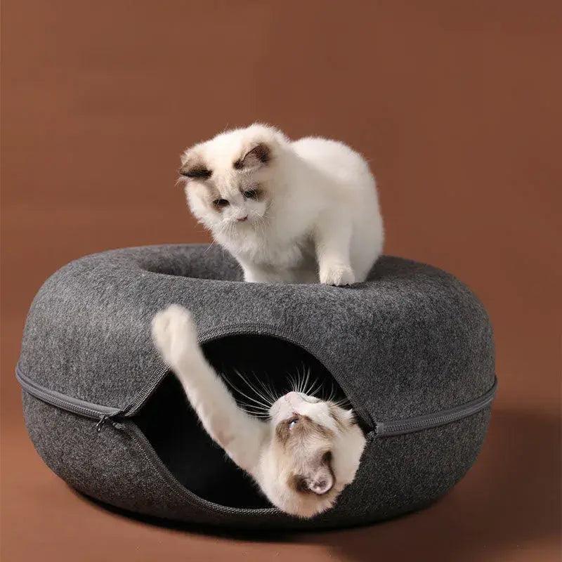 CozyCat Donut Bed - Pet Dreamworld