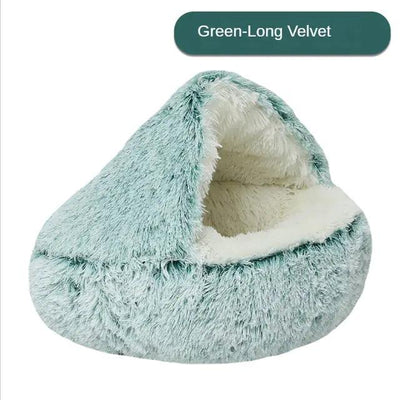 Hooded Pet Bed - Pet Dreamworld