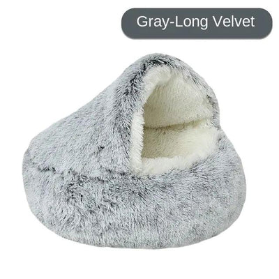 Hooded Pet Bed - Pet Dreamworld