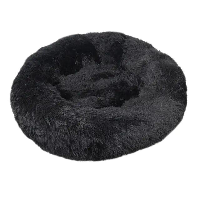 Round Plush Pet Bed - Pet Dreamworld