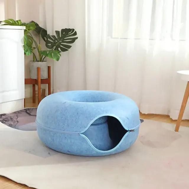 CozyCat Donut Bed - Pet Dreamworld