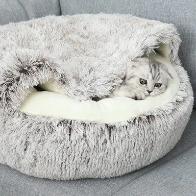 Hooded Pet Bed - Pet Dreamworld