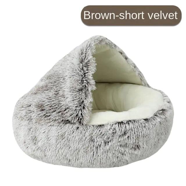 Hooded Pet Bed - Pet Dreamworld