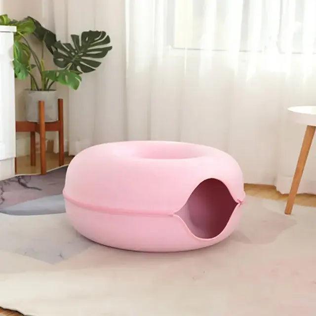 CozyCat Donut Bed - Pet Dreamworld