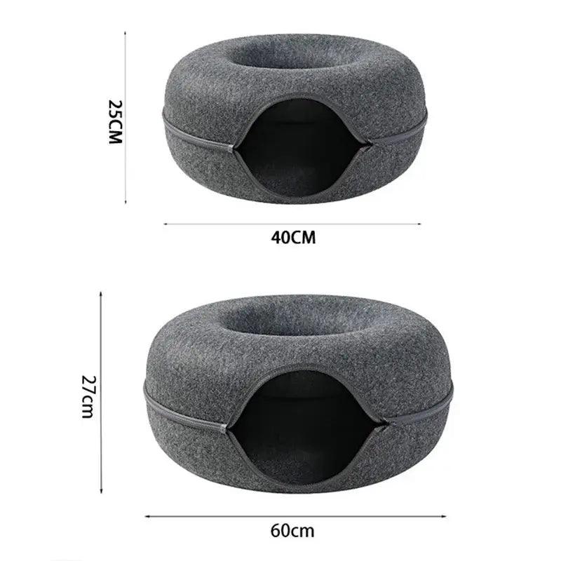 CozyCat Donut Bed - Pet Dreamworld