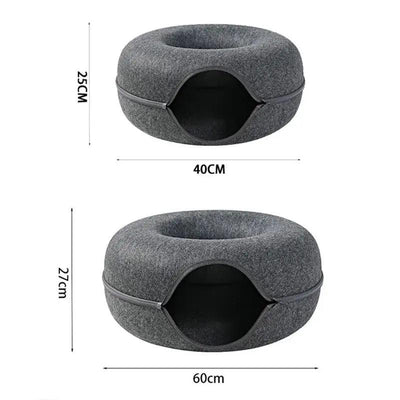 CozyCat Donut Bed - Pet Dreamworld